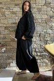 Ida Embroidered Smock Blouse Black /17=